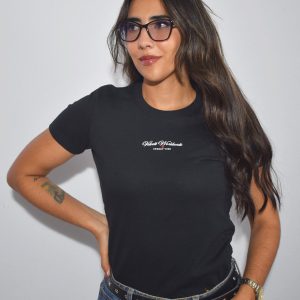 CAMISETA NEGRA TEXTO