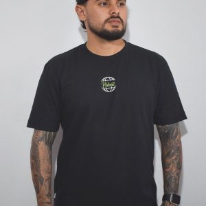 CAMISETA NEGRA REGULAR HOMBRE
